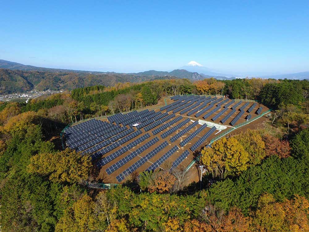 Solar panel energy farm